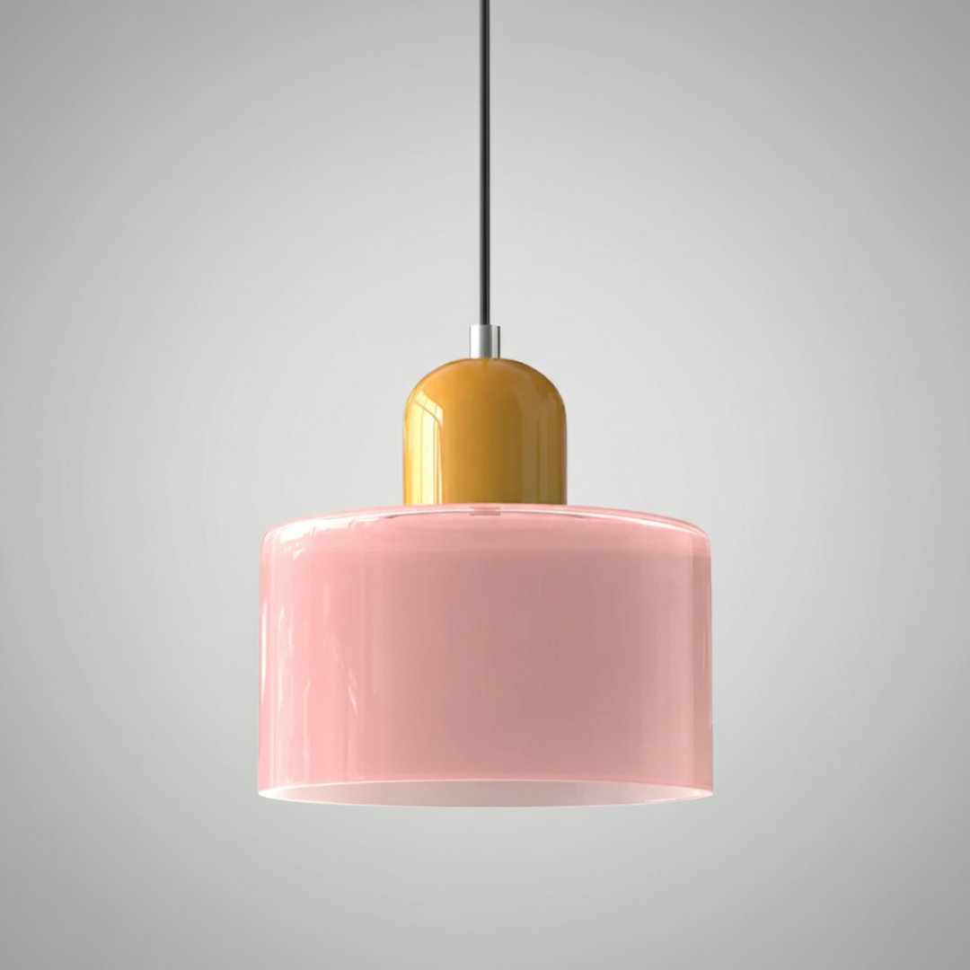 Retro Glass Pendant Light – 15cm x 17cm