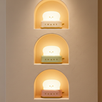 Cute Toaster Night Light – LED Bedside Lamp with Warm White Glow