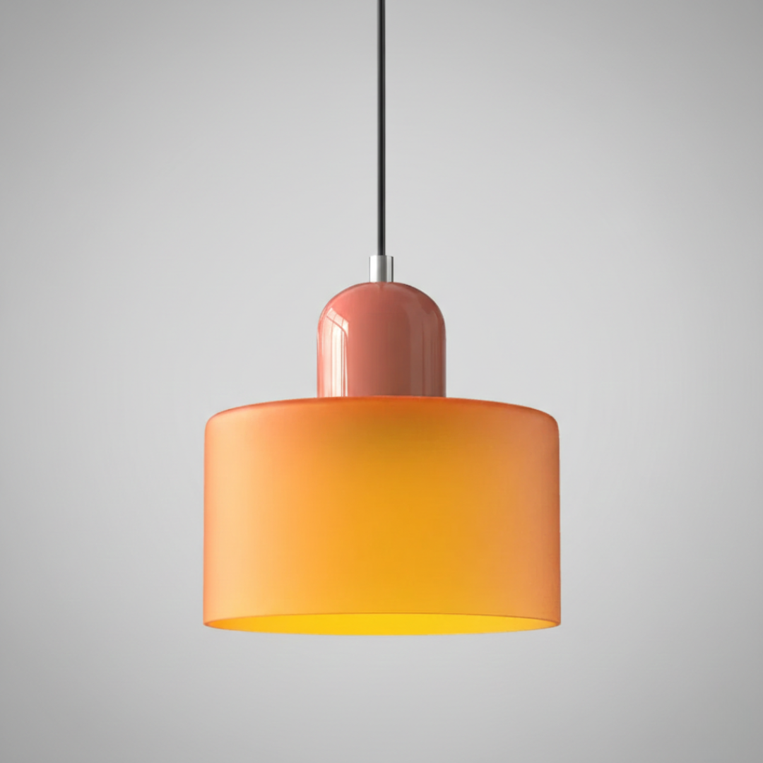 Retro Glass Pendant Light – 15cm x 17cm