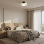 Bauhaus Glass Flush Mount Ceiling Light