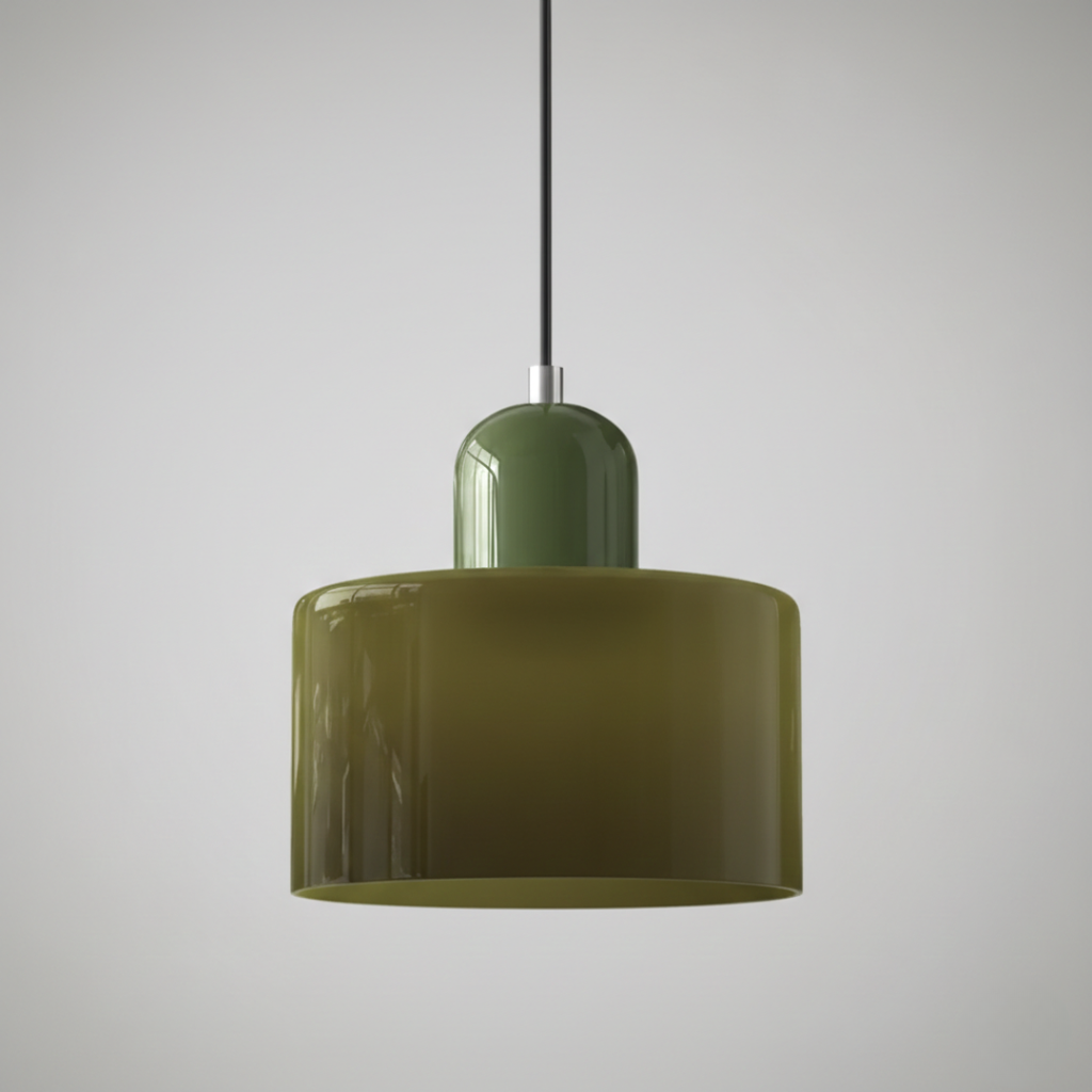 Retro Glass Pendant Light – 15cm x 17cm