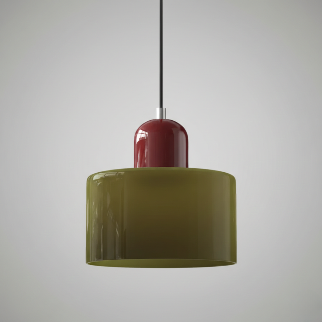 Retro Glass Pendant Light – 15cm x 17cm