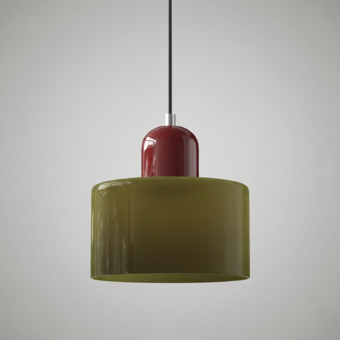 Retro Glass Pendant Light – 15cm x 17cm