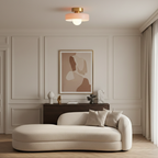 Bauhaus Glass Flush Mount Ceiling Light