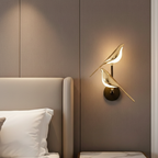 Modern Gold Bird Wall Lamp