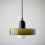 Retro Glass Pendant Light 25cm – Color Hanging Lamp