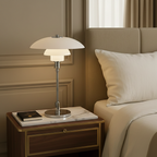 Danish Style Amber Glass Table Lamp