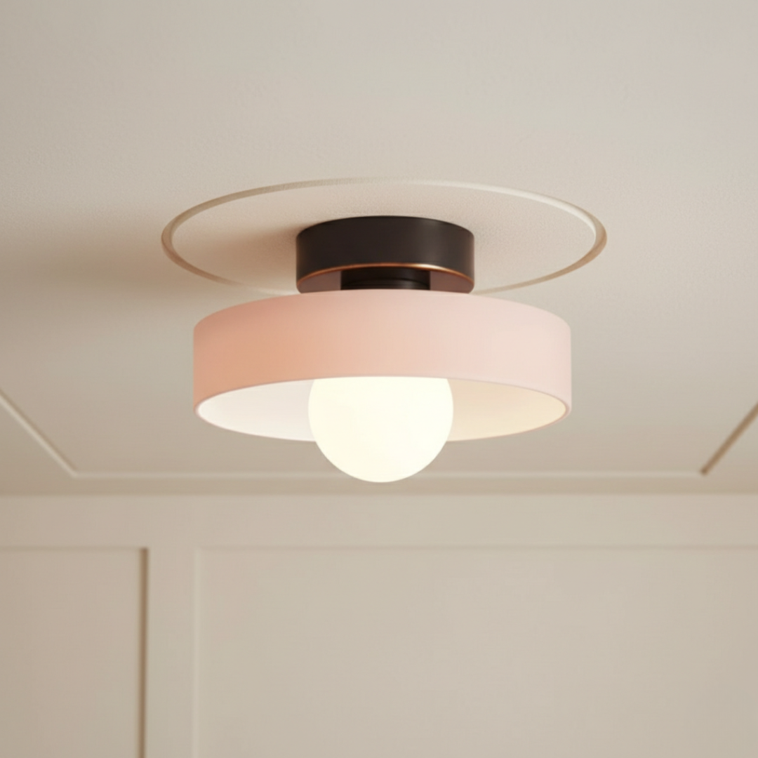 Bauhaus Glass Flush Mount Ceiling Light