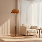 Amber Dome Floor Lamp