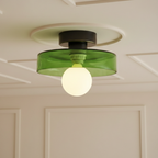 Bauhaus Glass Flush Mount Ceiling Light