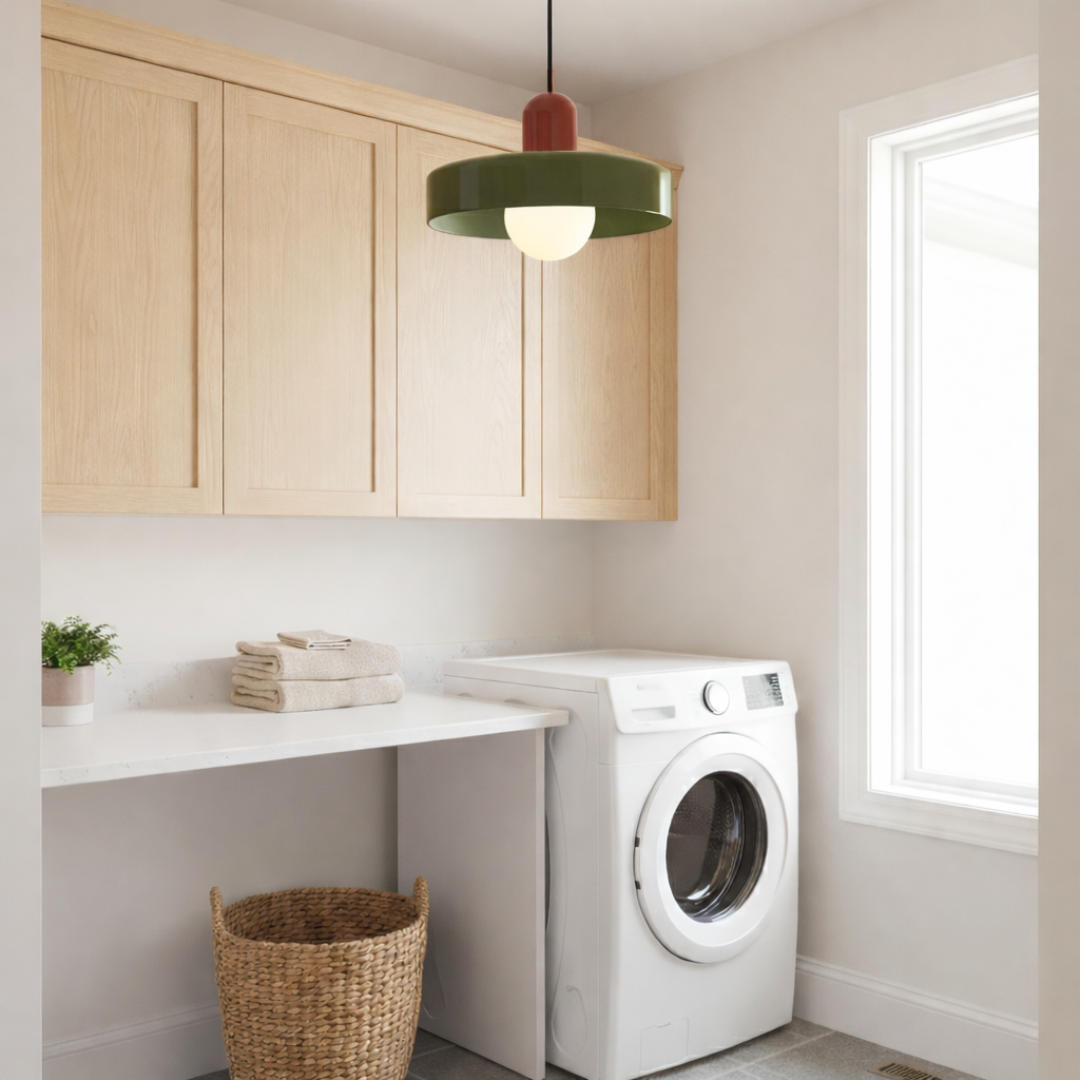 Retro Glass Pendant Light 25cm – Color Hanging Lamp
