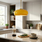 Lumaris - Retro Bauhaus Disc Ceiling Lamp