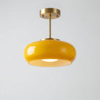 Lumaris - Retro Bauhaus Disc Ceiling Lamp