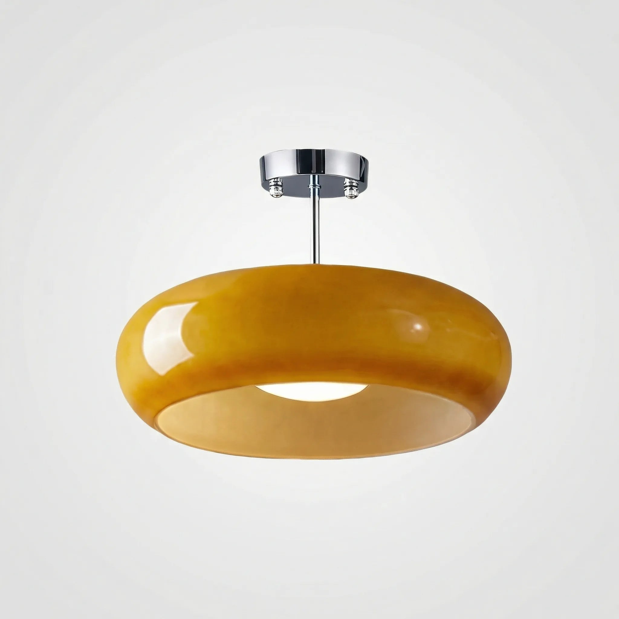 Lumaris - Retro Bauhaus Disc Ceiling Lamp