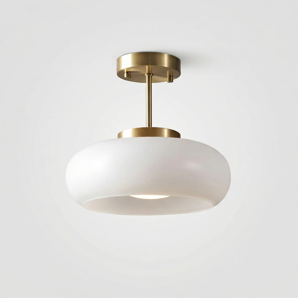 Lumaris - Retro Bauhaus Disc Ceiling Lamp