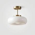 Lumaris - Retro Bauhaus Disc Ceiling Lamp