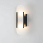 Lumevara - Elongated Alabaster Wall Sconce With Brass Fittings