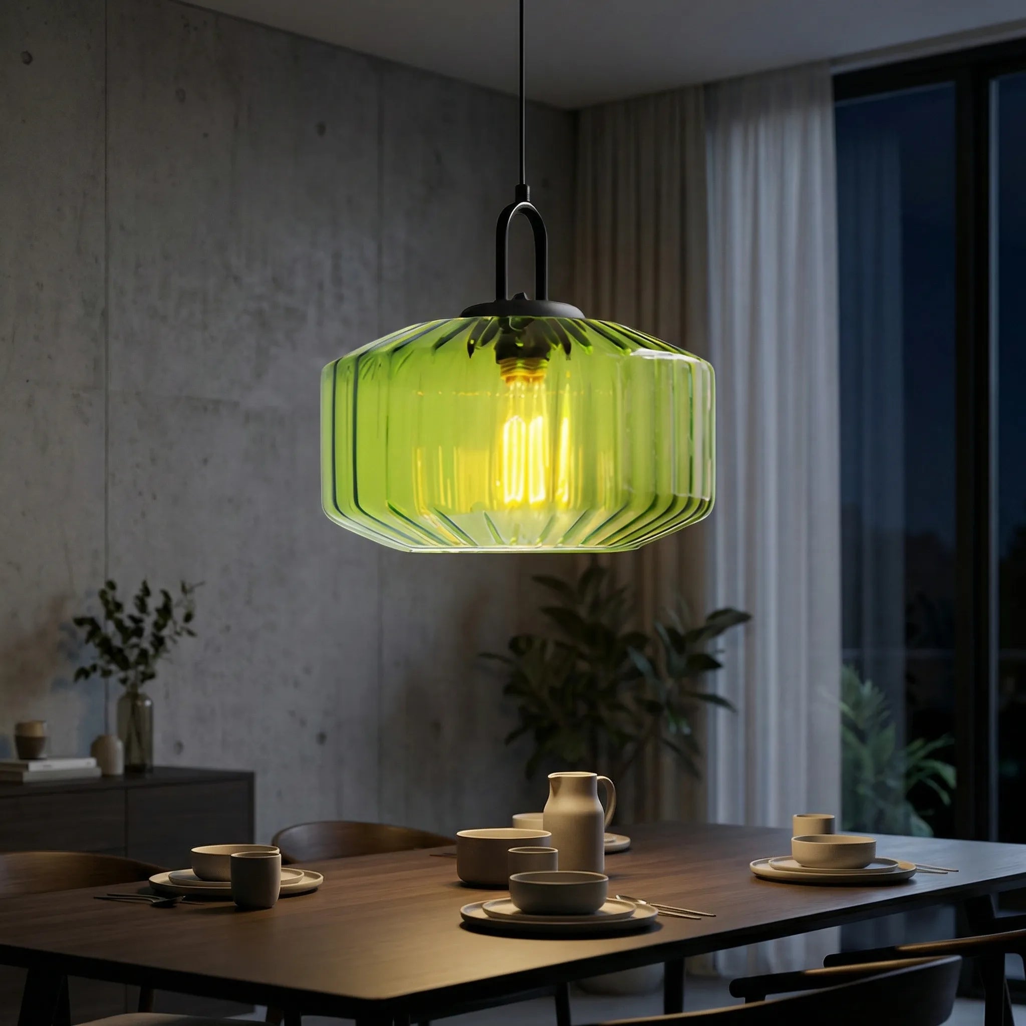 Luminverd - Tinted Glass Ceiling Pendant Light