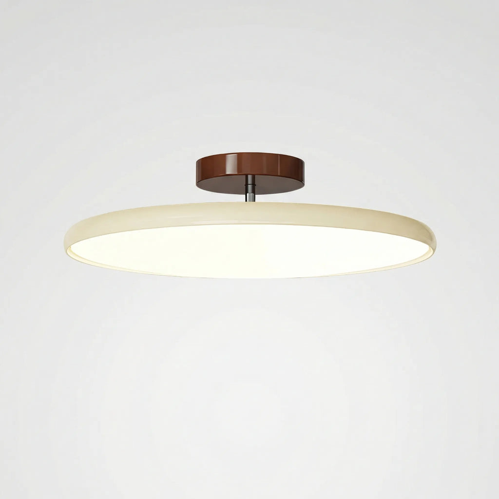 Lumiveil - Circular Flush-Mount Ceiling Lamp