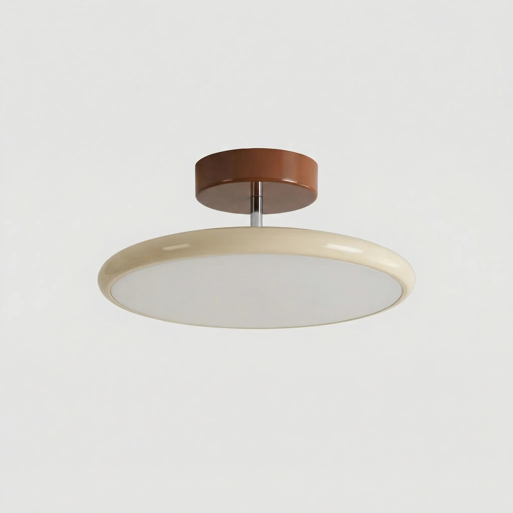 Lumiveil - Circular Flush-Mount Ceiling Lamp
