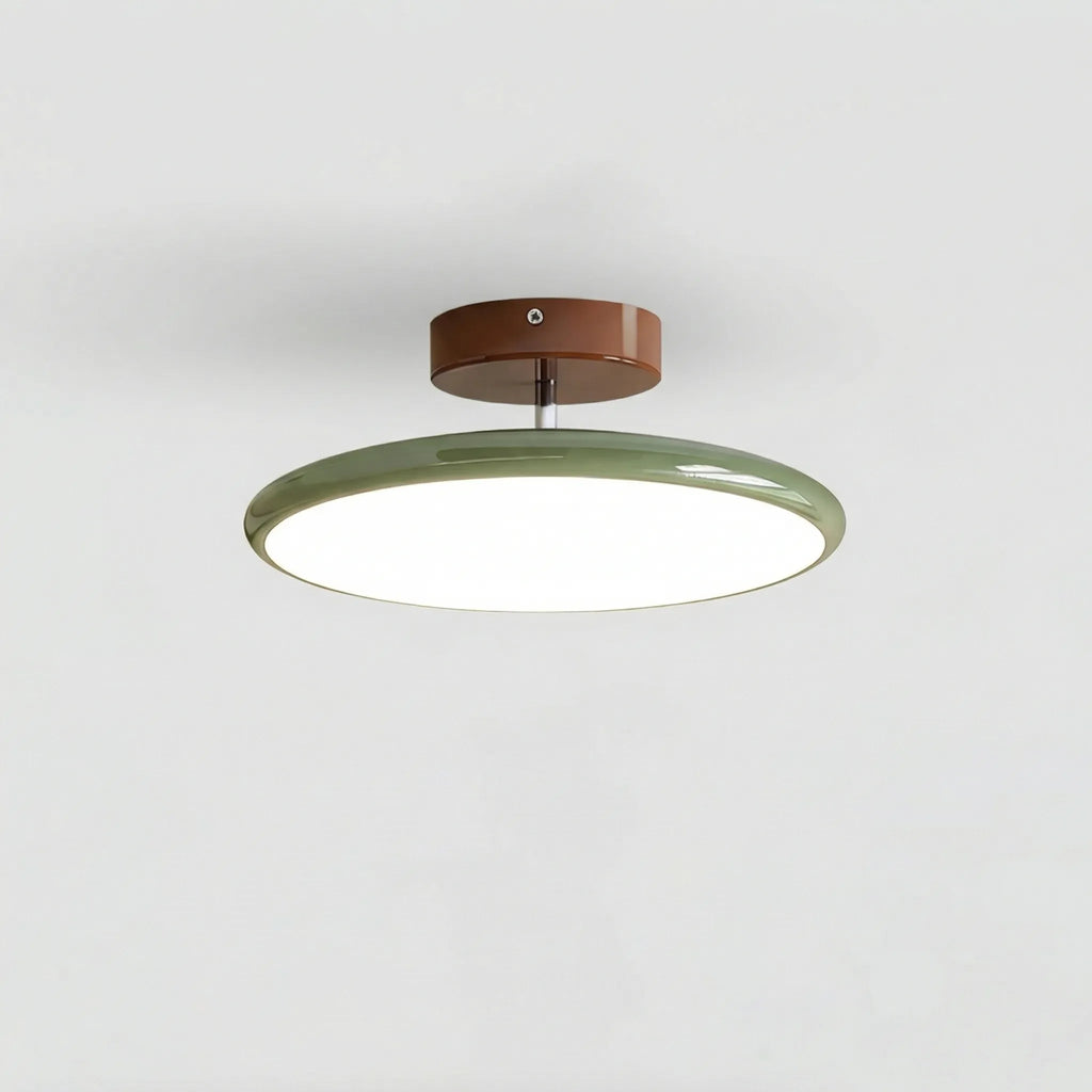 Lumiveil - Circular Flush-Mount Ceiling Lamp