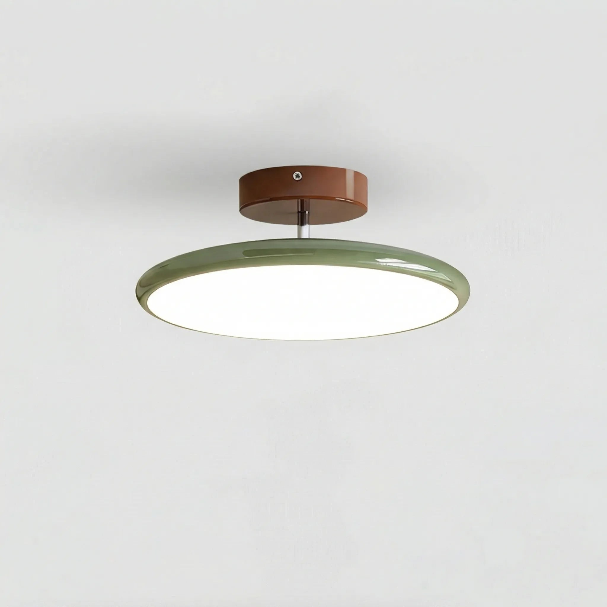 Lumiveil - Circular Flush-Mount Ceiling Lamp