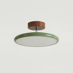 Lumiveil - Circular Flush-Mount Ceiling Lamp