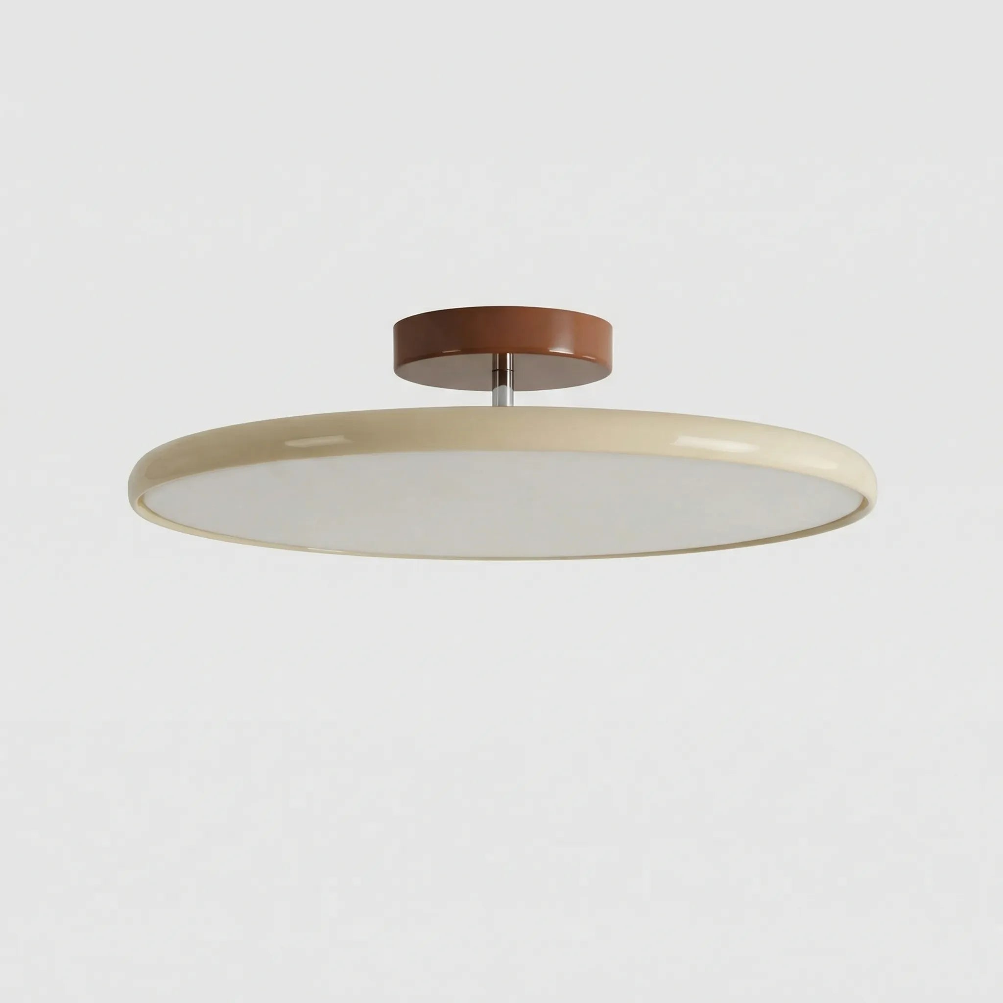Lumiveil - Circular Flush-Mount Ceiling Lamp