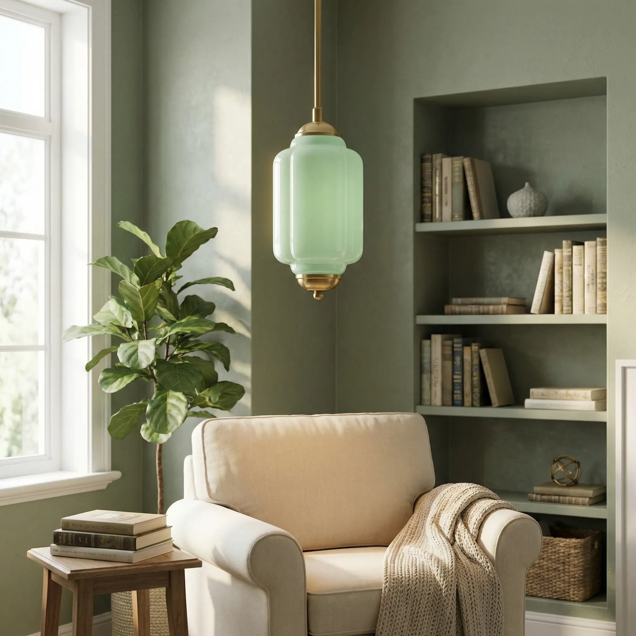 Lumivelle - Vintage Lantern-Shaped Pendant Lamp