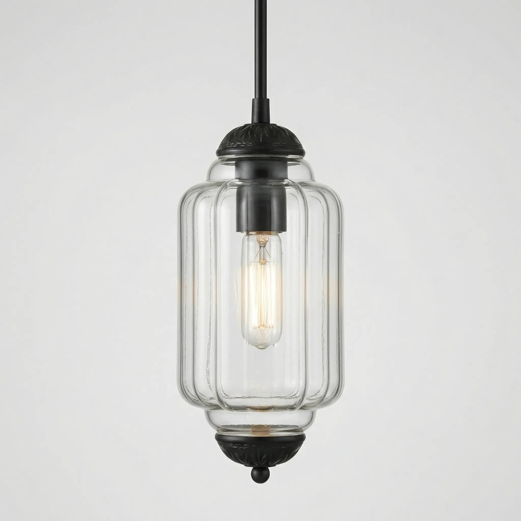 Lumivelle - Vintage Lantern-Shaped Pendant Lamp