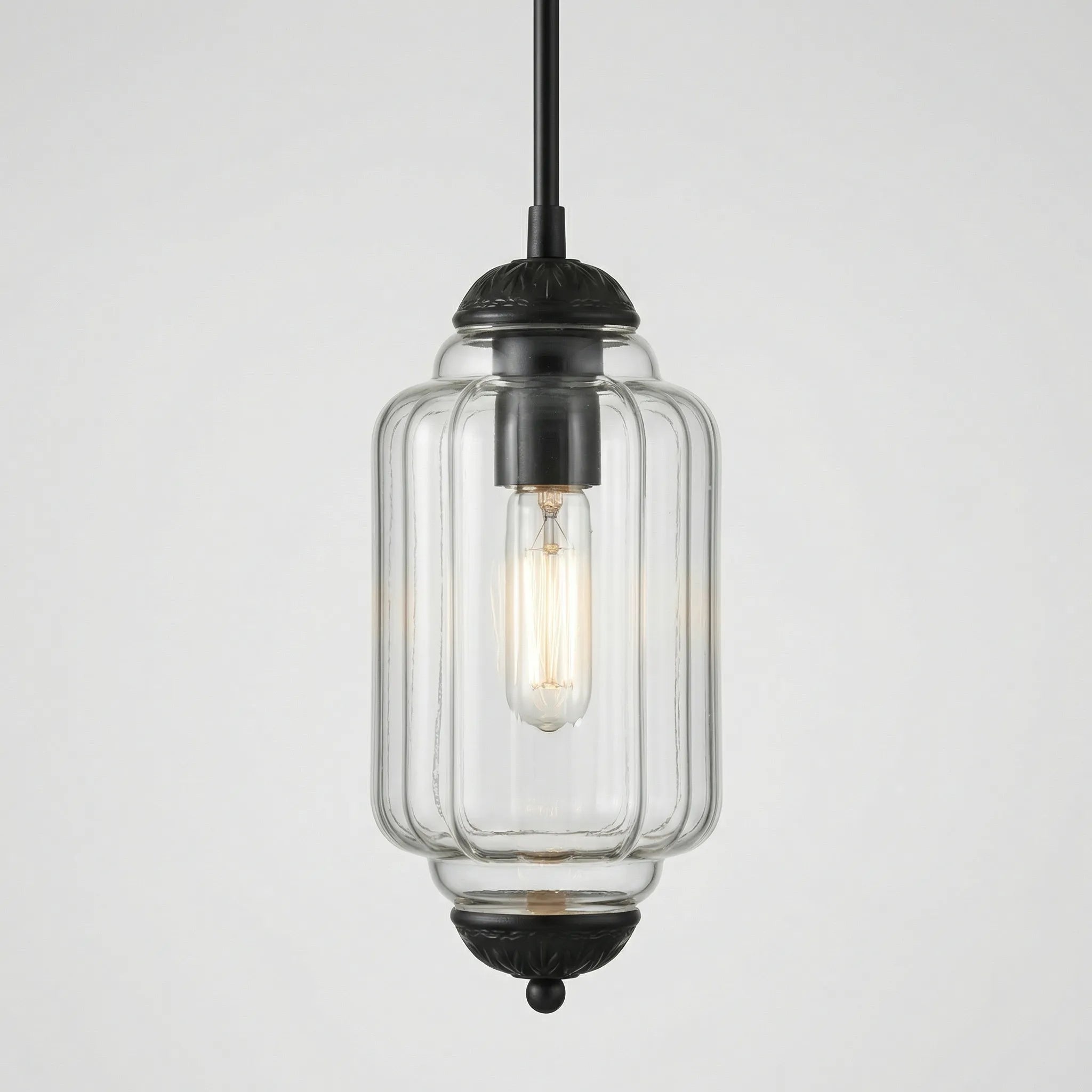 Lumivelle - Vintage Lantern-Shaped Pendant Lamp