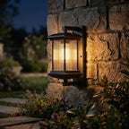 Lumvera - Classic Lantern-Style Outdoor Wall Light