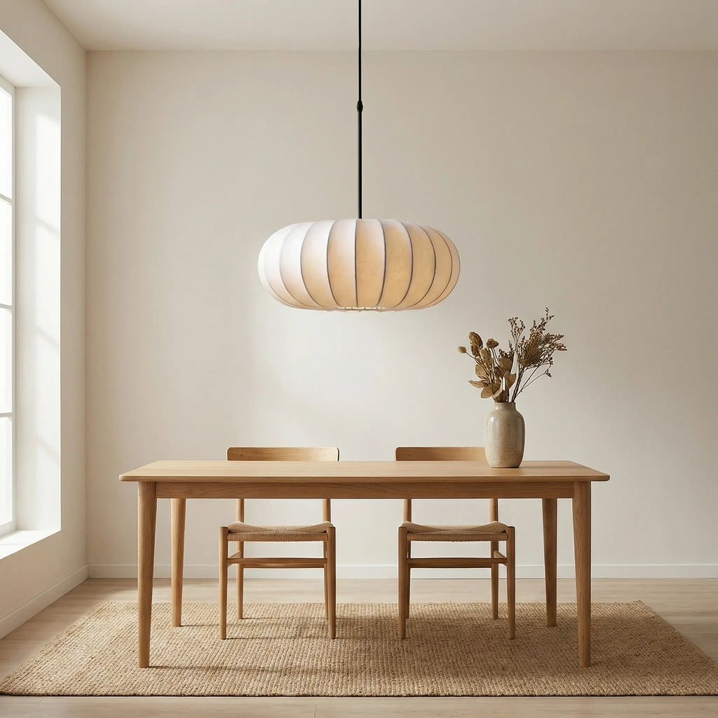 Veilux - Wabi-Sabi Inspired Fabric Pendant Light