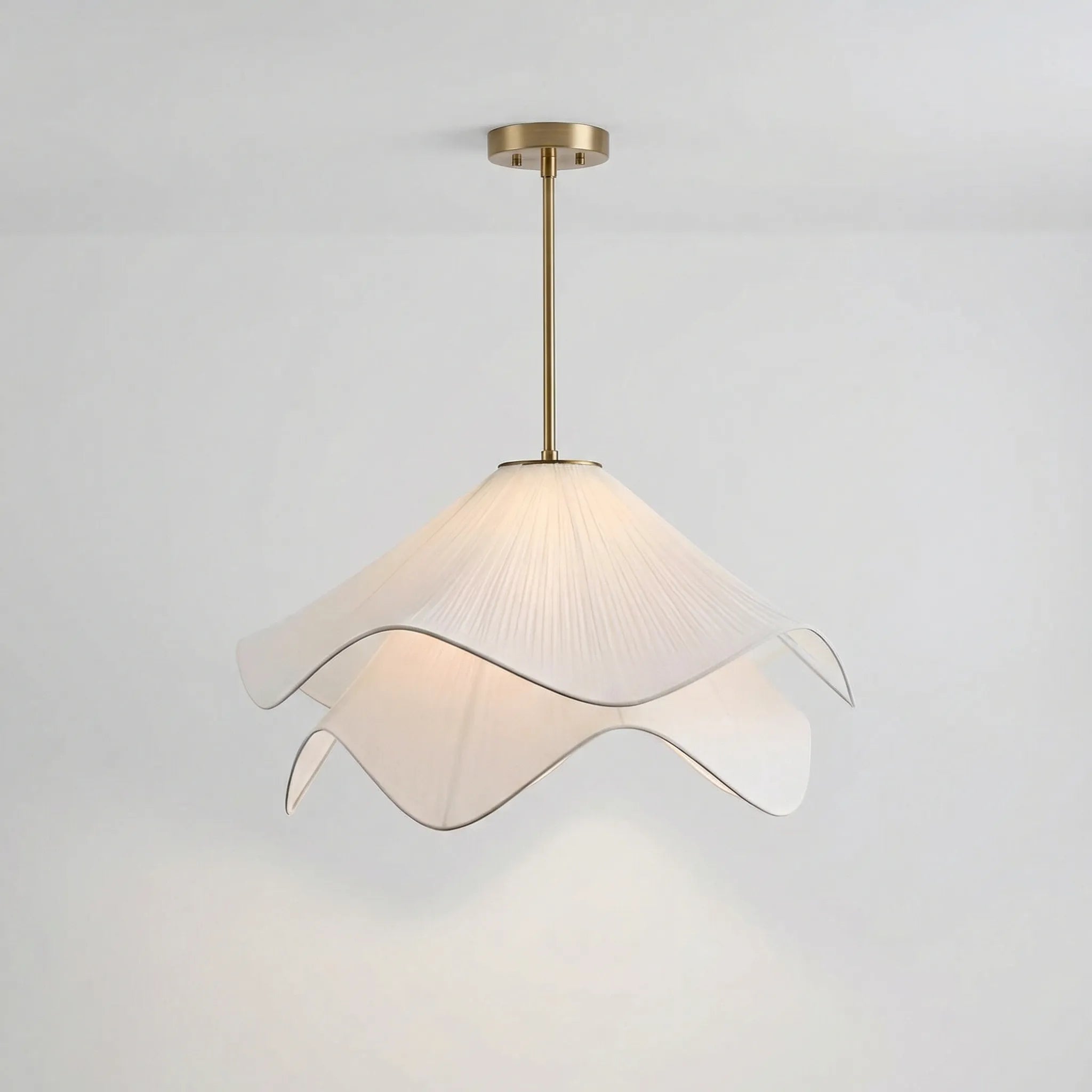 Wavlume - Japandi-Style Fabric Pendant Light